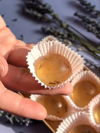 Мармелад цветочный Лаванда в крафтовой упаковке 100 г Мармелад цветочный Лаванда в крафтовой упаковке 100 г